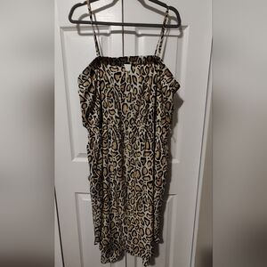Lane Bryant Cheetah Print Dress w/ Pockets 18/20